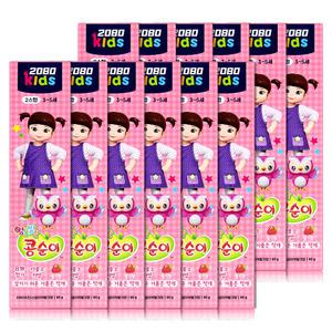 2080 키즈 치약 2단계 딸기 80g x 12개 (3-5세)