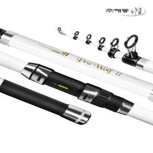 해동 프로울프2 390 화이트 원투대 원투낚시대