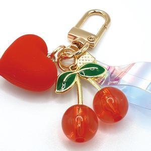 레드 체리 키링 열쇠고리 키홀더