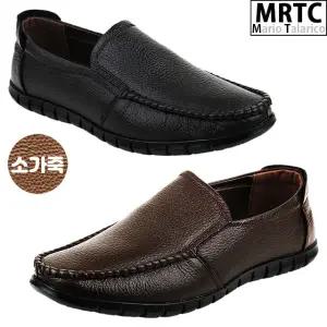 [마리오탈라리코]천연소가죽 유팁 콜프스티치 드라이빙슈즈 남성로퍼