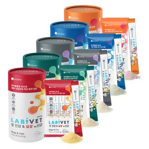 종근당 라비벳 강아지 고양이 유산균 영양제 30P+4p+랜덤간식 피부,관절,구강,신장,비뇨기