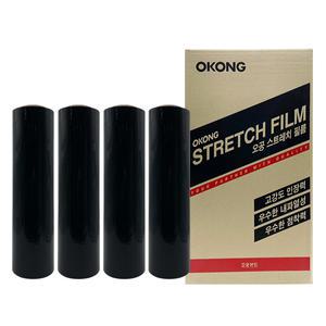 오공 스트레치필름 파레트포장 흑랩 검정랩 20T X 400M 4롤
