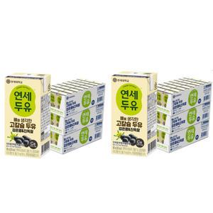 연세우유 연세두유 뼈를 생각한 고칼슘 검은콩 180ml x 96팩