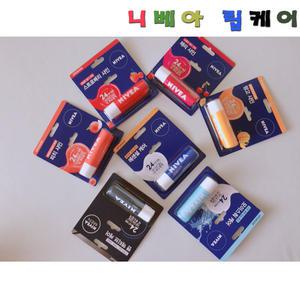 니베아 립케어 립밤 스트로베리 체리 모이스처 에센셜 10개