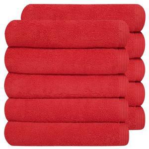 10장 호텔수건 150g 레알레드 빨간색수건 빨간색타올
