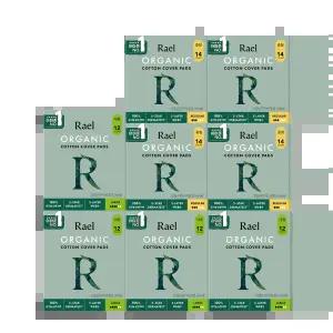 라엘 유기농 순면커버 생리대 8팩