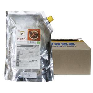 백설 다담 안동찜닭양념 2kg 6개 1박스