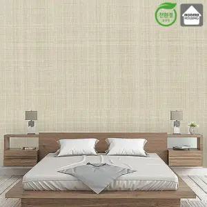 아트박스 금강 친환경 제로아이 10M 실크무늬 단열벽지 로제 브라운