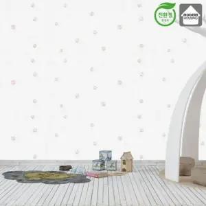 아트박스 금강 친환경 제로아이 10M 실크무늬 단열벽지 로제입체꽃