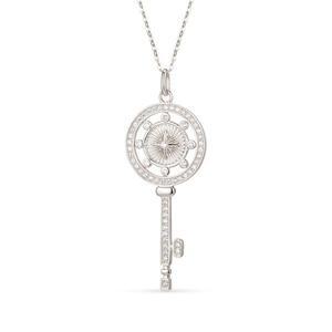 [도로시] 14k 스페이스 열쇠 펜던트_CZ