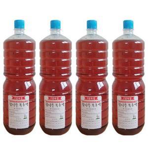 팔팔장작 참나무 목초액 정제된 원액 1.8리터 4병/6개월/2년숙성
