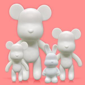 베어브릭 무지 곰돌이 토끼 피규어 아트토이 DIY 브릭베어 23cm 32cm 51cm 중형 대형