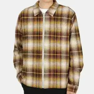 디몬트 22 S/S 스투시 남성 쉐도우 플래드 집업 셔츠 자켓(머스타드) 1110220 MUST