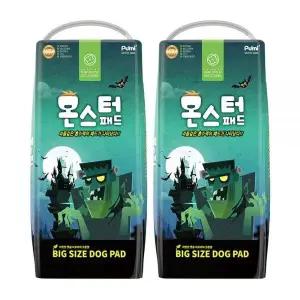 푸르미 몬스터 강아지 반려견 배변패드 50매x3팩 (40~50cm)
