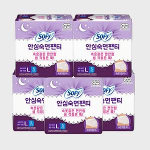 소피 안심숙면팬티 입는생리대 L사이즈 5P x 5개