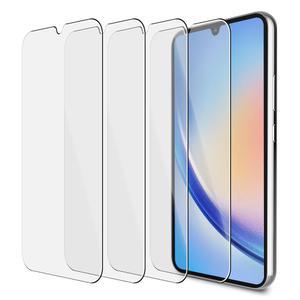 엑씨 갤럭시 A34 5G 글리터 액정 강화유리 핸드폰 보호필름 4매