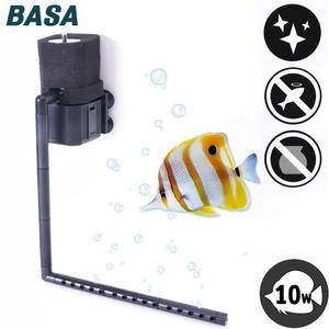 BASA 바사 측면 여과기 10w/ 수족관 어항 수조 구피 열대어 관상어 필터 수질정화 청소 환수 기포기 산소기