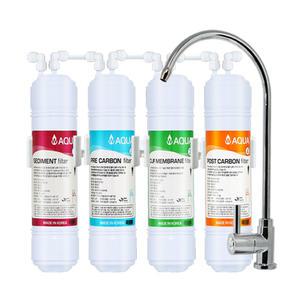 아쿠아 11인치 언더싱크정수기 직수 싱크대 조리수 정수필터 DIY 자가설치 세트