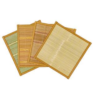 한일의료기 두툼해서 시원한 대나무 대자리 방석 1개