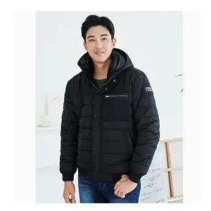 [롯데백화점]콜핑 LD18 남자 겨울 후드일체형 웰론 경량패딩자켓KSJ6773M 후이드