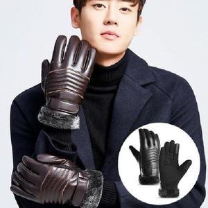 [NS홈쇼핑]DB17 방한 가죽 V 터치 장갑 블랙 스포츠[31642903]
