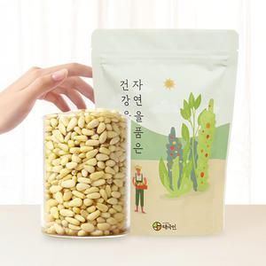 2025년 수입산 신선한 잣 1kg 백잣 깐잣