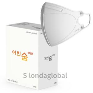 어린숨 엣지 뉴초소형 새부리형 화이트 마스크 60매