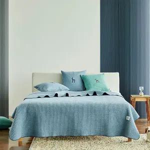 갤러리아 아사워싱 봉봉 네이비[5온스]스프레드 싱글