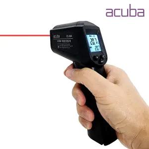 아쿠바 적외선 온도계 CS-304 방사율 조정 비접촉 레이저 온도측정기