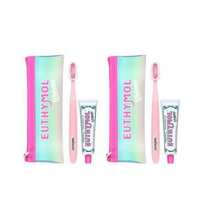 유시몰 화이트닝미백 여행용 치약 세트, 2개