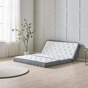 3단 접이식 포켓 매트리스 Q 퀸 5회전 독립스프링 롤팩 꺼짐없는 쇼파 매트