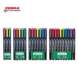 제브라 옵텍스 케어 형광펜 3색/5색/7색/10색 세트  트윈타입 물기에 강함