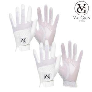 발그린 논슬립 골프장갑 실리콘 메쉬 여성 화이트 4장세트 왼손용 양손용