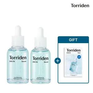 [토리든][2종세트]다이브인 저분자 히알루론산 세럼 50ml+세럼 40ml +(다이브인 마스크 1매 증정)
