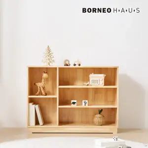 보루네오 엘리브 고무나무 원목 복합 교구장 1000 bk167