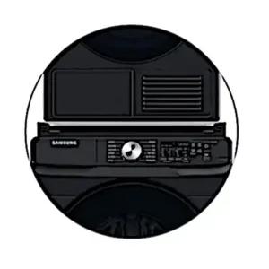 [삼성] 건조기 키트 블랙 SKK-TKV 정품 스태킹 키트