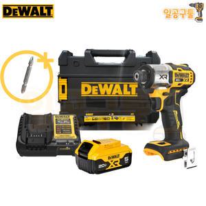 디월트 20V 충전 임팩트 드라이버 DCF845P1 세트 (본체+케이스+5.0Ah 배터리 1개+충전기) 3 speed 조절형