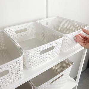 코드86 라탄 수납바구니 정리 트레이 장난감 바스켓