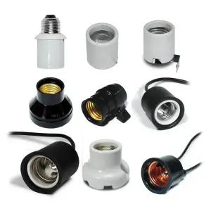 전구소켓 램프 키 사기 연결 결착 고무 방수 소켓 리셉터클 E26 E39