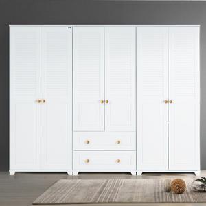 지바움 브리즈 갤러리2400세트(이불장+옷장+2단서랍옷장) GM29A