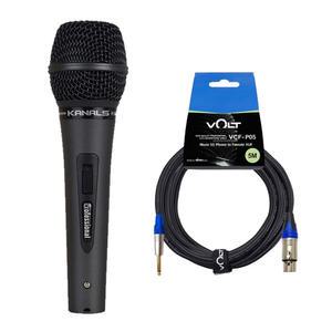 카날스 BKD-101 유선마이크 보컬 공연용 다이나믹 마이크 BKD101 (XLR-55 케이블 5M 포함)