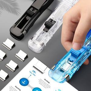 클립 집게 스테이플러 자동 스템플러 사무용 바인더 호치케스 핀 홀더 재사용 문구 용품