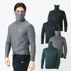 모렉스 춘추용 남성 워머 마스크 티셔츠 등산 작업복 긴팔 티 기능성 햇빛 309