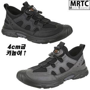 [마리오탈라리코]코드락 매쉬자수 토우캡스니커즈 4cm굽 키높이운동화