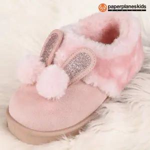 [페이퍼플레인키즈]여아 털 부츠 아동 유아 털신 키즈 초등 방한 슈즈 방한화 겨울 토끼 신발 주니어 어...