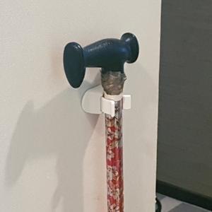 지팡이행거 등산스틱걸이 막대걸레거치대 벽고정