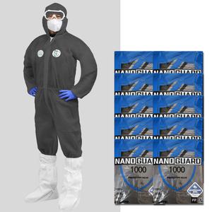 10벌-일회용 원피스 작업복 방진복 부직포 보호 방역 방제