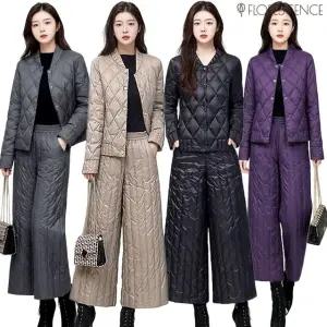 [헬리꽁땡]퀼팅패딩상하세트(색상선택)