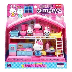 JB 핑크래빗 해피하우스 역할 놀이 장난감 sj1128 제이발전소