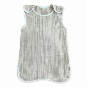 바니블라썸 아기 수면조끼 사계절 3중거즈, 연브라운, L, 1개